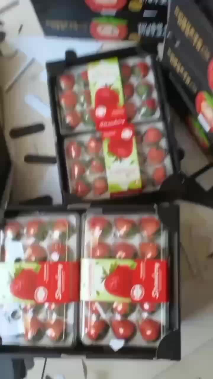 草莓原产地大量上货