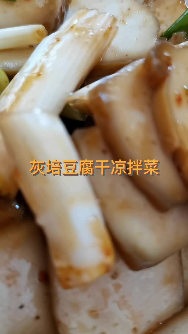 灰培豆腐干