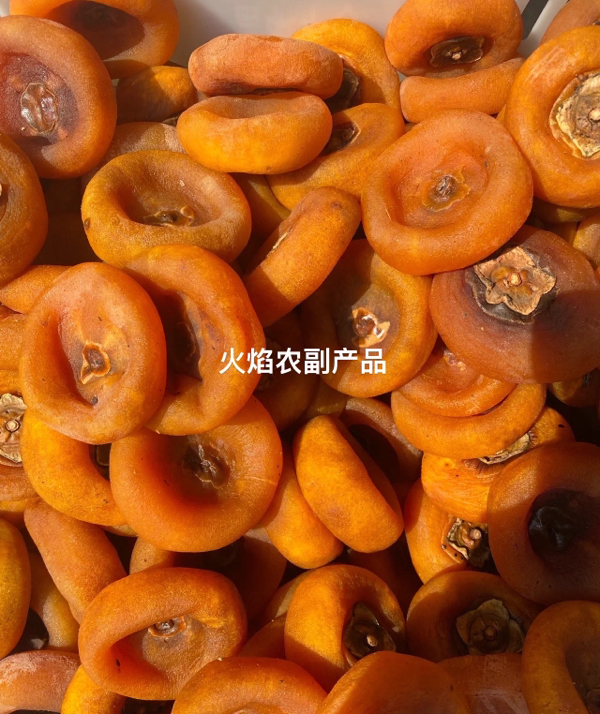 广西桂林恭城柿饼，软糯香甜，流心爆浆