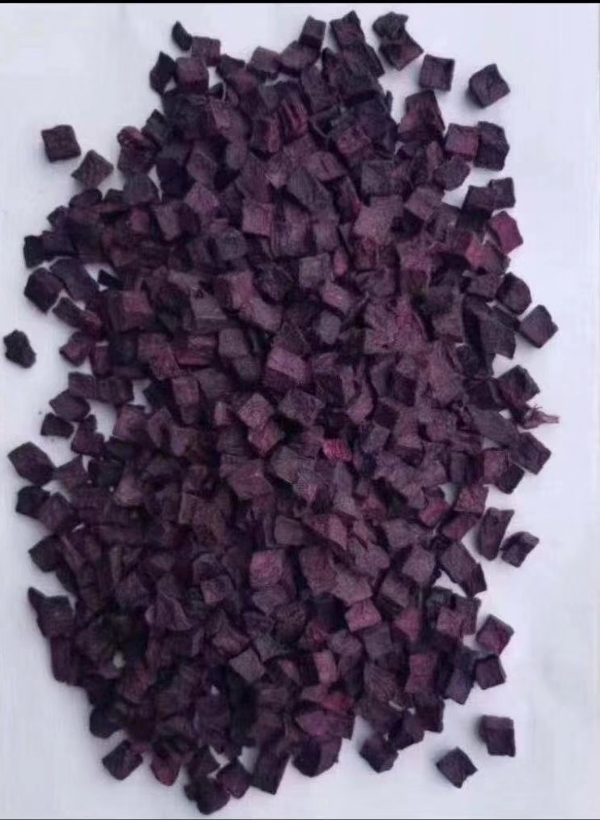 脱水蔬菜优质精品济黑二号紫薯干紫薯粒