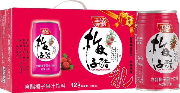 甄选靖州杨梅精心酿造310mL*12梅子醋饮品礼盒