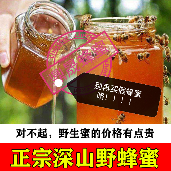 四川高山正品特级中华蜂土蜂蜜（百花蜜）拒绝收费合作