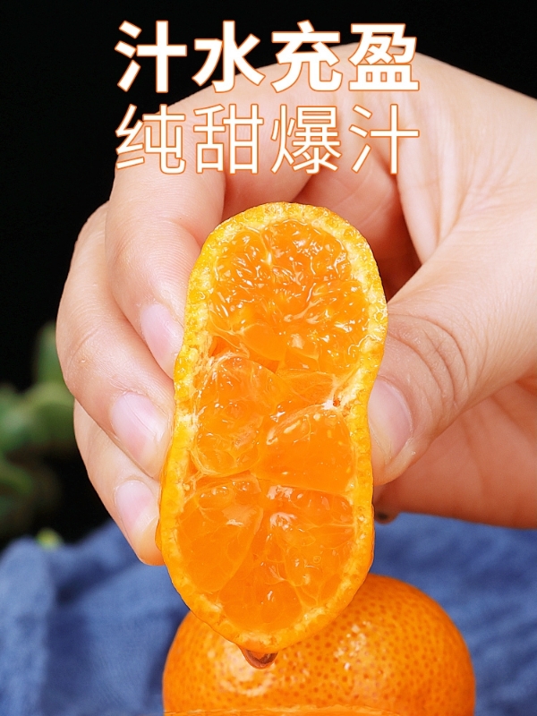 砂糖橘新鲜批发无籽蜜桔小橘子桔